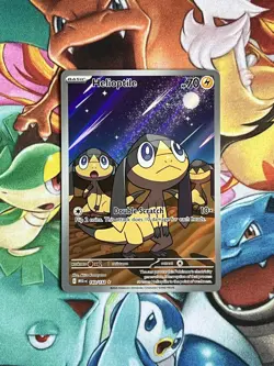 Pokemon TCG Mega Evolution Helioptile 143/132 Illustration Rare Near Mint - Image 1