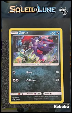 Carte Pokemon Zorua SM83 Holo FR Promo Soleil Et Lune - Image 1