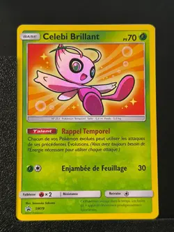 Carte Pokemon Celebi Brillant SM79 FR Promo Soleil Et Lune 5 - Image 2