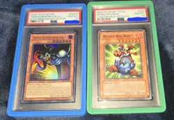 YuGiOh PSA 10 Slabs Toon Summoned Skull & Manga Ryu Ran - Image 1