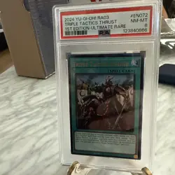 YUGIOH TRIPLE TACTICS THRUST ULTIMATE RARE 1ST NEAR MINT RA03-EN072 - Image 1