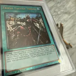 YUGIOH TRIPLE TACTICS THRUST ULTIMATE RARE 1ST NEAR MINT RA03-EN072 - Image 2