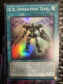 YuGiOh! - R.B. Operation Test DOOD-EN094 Super Rare 1st Edition Near Mint - Image 1