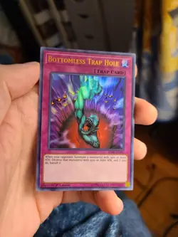 Yugioh Bottomless Trap Hole BLRR-EN101 1st Ultra Rare - Image 1