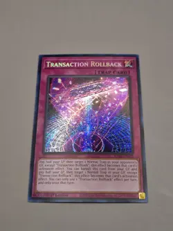 Yugioh! TCG - Transaction Rollback - Secret Rare - RA04-EN105 - Stampede - Image 2