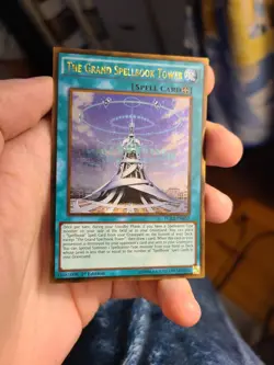 Yugioh The Grand Spellbook Tower PGL2-EN057 1st Gold Rare - Image 1