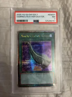 Harpie's Feather Duster EDC1-EN001 Early Days Collection Promotional Card PSA 7 - Image 1