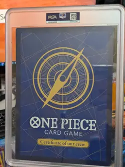 RARE One Piece Card Game - Certificate of Our Crew Oversized Luffy 1/1000 PSA 8 - Image 2