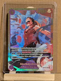 One Piece Card Game: Monkey D Luffy Custom Card Proxy Rare EB02-061 SEC Water 7 - Image 1
