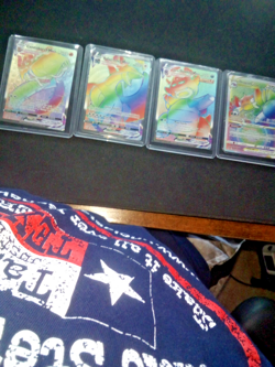 (pokemon)rainbow rare pokemon lot cards rare 4 cards - Image 1
