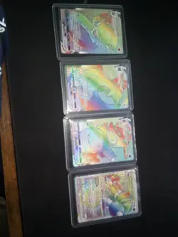 (pokemon)rainbow rare pokemon lot cards rare 4 cards - Image 2