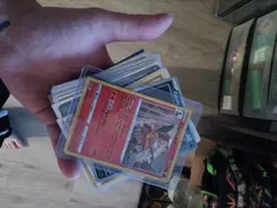 Stack Of 122 Cards Pokemon From Storage Unit - Image 1