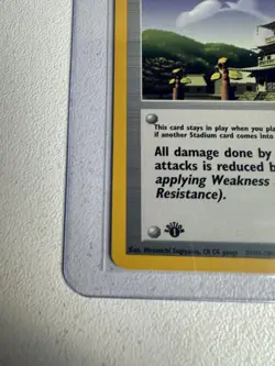 Sprout Tower Stadium Card 1st Edition Neo Genesis 97/111 WOTC Vintage Pokemon - Image 3