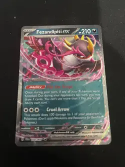 Fezandipiti ex - Double Rare - 038/064 - S&V Shrouded Fable -Pokemon TCG NM Card - Image 1