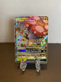 Vileplume GX 4/236 Cosmic Eclipse 2019 Pokemon TCG Ultra Rare Holo Card - Image 1