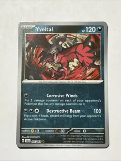 035/064 Yveltal (Reverse Holo) Card | Shrouded Fable : Pokemon TCG - Image 1