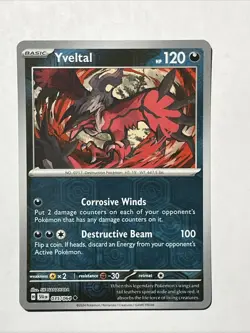 035/064 Yveltal (Reverse Holo) Card | Shrouded Fable : Pokemon TCG - Image 2
