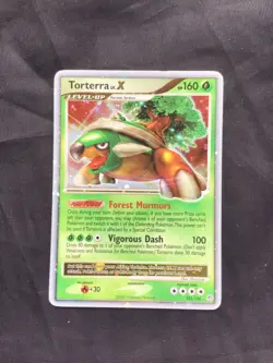 Pokemon Cards: Diamond and Pearl Rare Holo: Torterra Lv. X 122/130 - Image 1