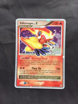 Pokemon Cards: Diamond and Pearl Rare Holo: Infernape Lv. X 121/130 - Image 1