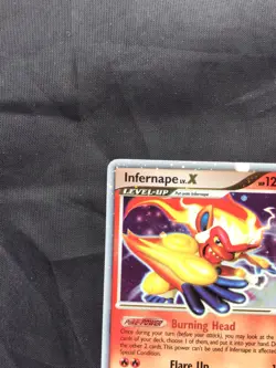 Pokemon Cards: Diamond and Pearl Rare Holo: Infernape Lv. X 121/130 - Image 3
