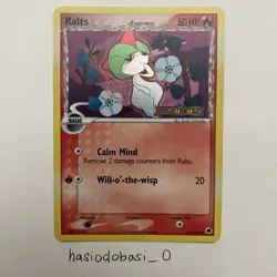 Ralts 61/101 Ex Dragon Frontiers Stamped Reverse Holo Pokemon Card NM - Image 1