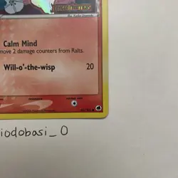 Ralts 61/101 Ex Dragon Frontiers Stamped Reverse Holo Pokemon Card NM - Image 4