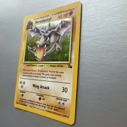 Aerodactyl 1/62 | Base Set Fossil | Holo Pokemon Card - Image 3