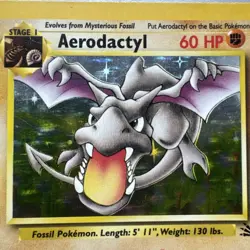 Aerodactyl 1/62 | Base Set Fossil | Holo Pokemon Card - Image 4