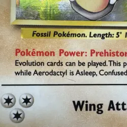 Aerodactyl 1/62 | Base Set Fossil | Holo Pokemon Card - Image 5