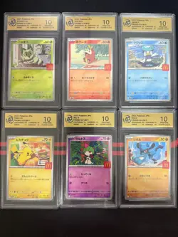 RPA 10 McDonald's Pokemon Card Pikachu 020/M-P 6 Complete Set 2025 Limited Promo - Image 1