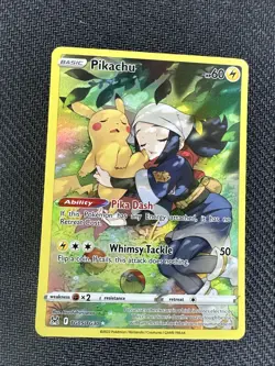 Pikachu TG05/TG30 Lost Origin Trainer Gallery Ultra Rare Pokemon Card - Image 1