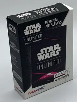 Star Wars: Unlimited Premium 60 Art Sleeve Card Back Magenta Gamegenic +2 Clear - Image 1