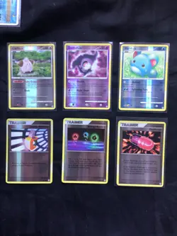 Pokemon Cards: Diamond and Pearl 6 Card Reverse Holo Lot - Image 1