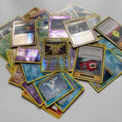 Old Vintage Card Lot Of 55 Pokemon Cards Evolutions - Image 1