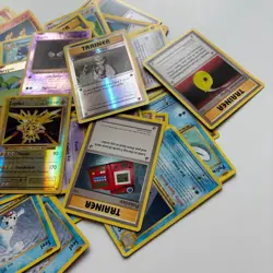 Old Vintage Card Lot Of 55 Pokemon Cards Evolutions - Image 3
