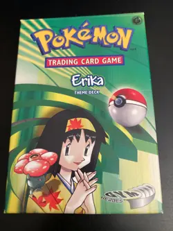 POKEMON THEME DECK-BOX ONLY/NO CARDS: Erika/Gym Heroes *Super Nice/New Looking!* - Image 1