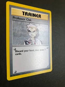 Pokemon Professor Oak 88/102 Base Set Card Uncommon Unlimited NM Nice! - Image 3
