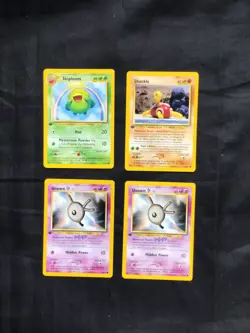Pokemon Cards: 1st Edition Neo Revelation 4 Card Non-Holo Lot - Image 1