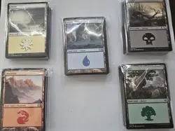 250 Basic Lands Bundle - 50x Each Type - MTG - Magic: the Gathering - Image 1
