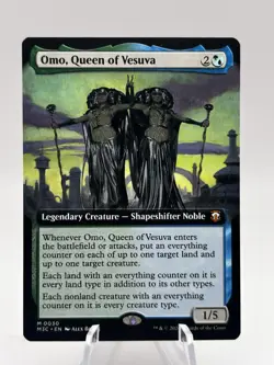 Omo, Queen of Vesuva 0030 Extended Art Commander: Modern Horizons 3 M3C MTG NM - Image 1