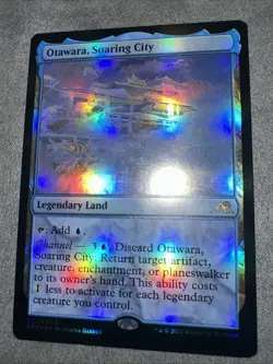 MTG Otawara Soaring City Foil NM-Mint Kamigawa Neon Dynasty - Image 2