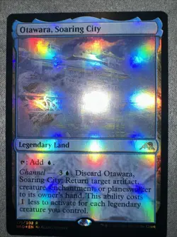 MTG Otawara Soaring City Foil NM-Mint Kamigawa Neon Dynasty - Image 3