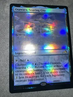MTG Otawara Soaring City Foil NM-Mint Kamigawa Neon Dynasty - Image 5