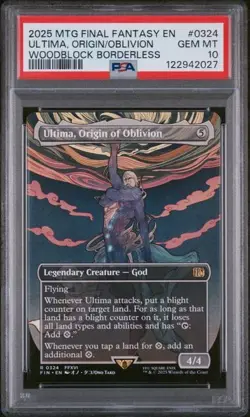 Ultima, Origin of Oblivion (Borderless) Final Fantasy Regular PSA 10 - Image 1