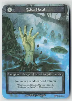 Sorcery Contested Realm Beta Raise Dead x3 NM Exceptional - Image 1