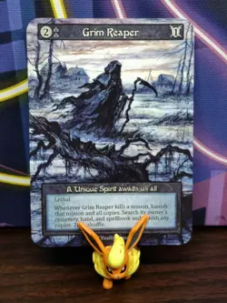 Sorcery Contested Realms - Beta - Grim Reaper NM - Image 1