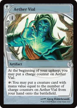 NM MTG FOIL AETHER VIAL FUTURE SIGHT MYSTERY BOOSTER 2 - Image 1