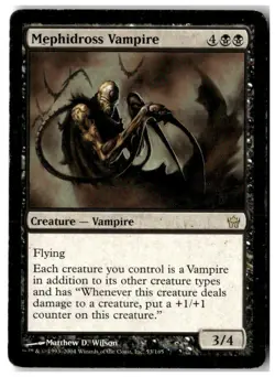 MTG Mephidross Vampire - Fifth Dawn Moderately Played English - Image 1