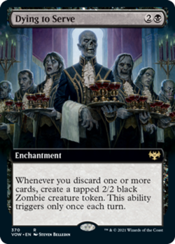 2X Dying to Serve Extended : Crimson Vow - MTG - NM - Image 1