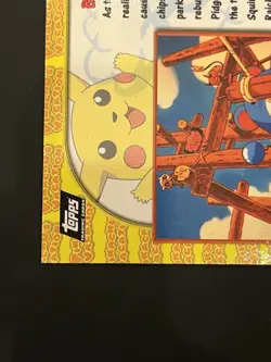 Pokemon Topps Better Than Ever Foil Movie Edition #56 Black Logo 1999 LP Raichu - Image 3